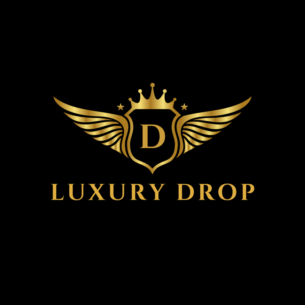gold luxury royal crown logo
